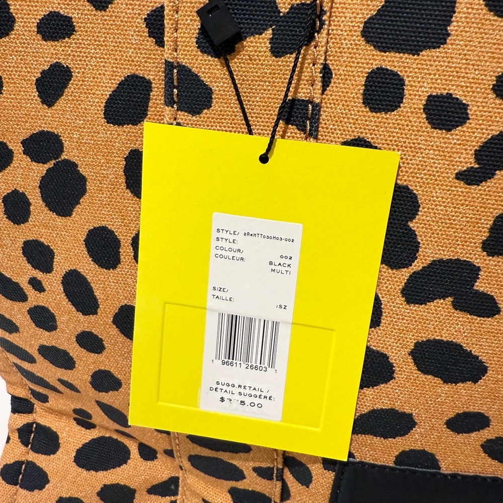 NWT Marc Jacobs large cheetah print canvas tote (LAST ONE!) - Picture 5 of 8